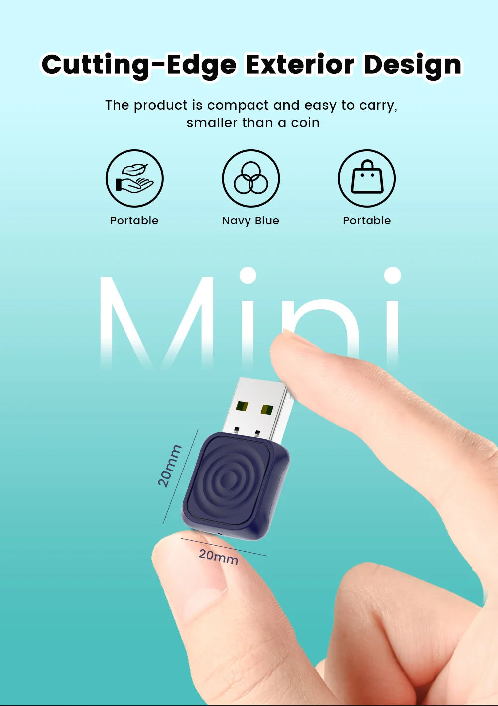 CarlinKit Mini Wireless CarPlay Adapter 2025 New Android Auto Wireless Dongle Wifi 5.8G Auto Connect Box Support Spotify Music