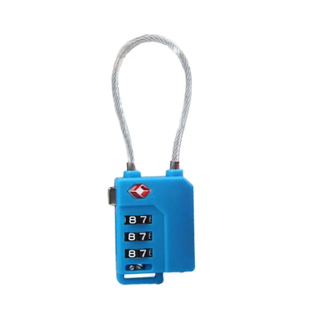 New TSA Customs Colorful Code Lock for Travel Luggage Password Changeable Lock Contrast Color Design Padlock Cabinet Locker