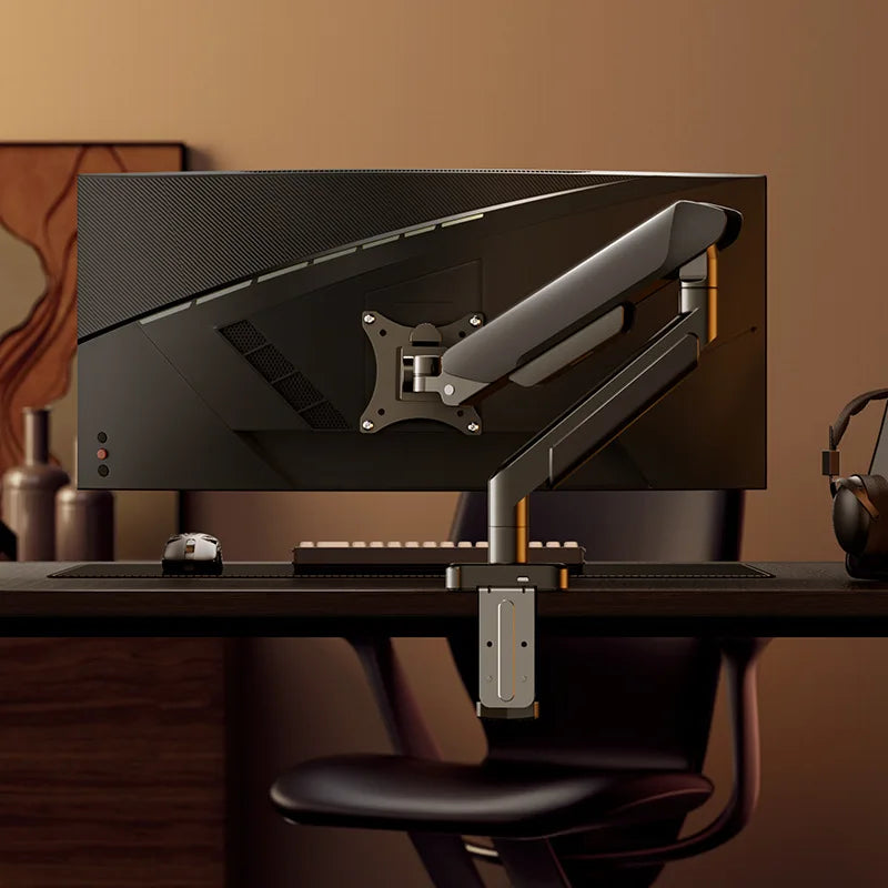 Single Monitor Bracket Up To 32 Inches And 19.8 Lbs Per Screen Computer Desk Mount Stand Adjustable TV Bracket Monitor Stand