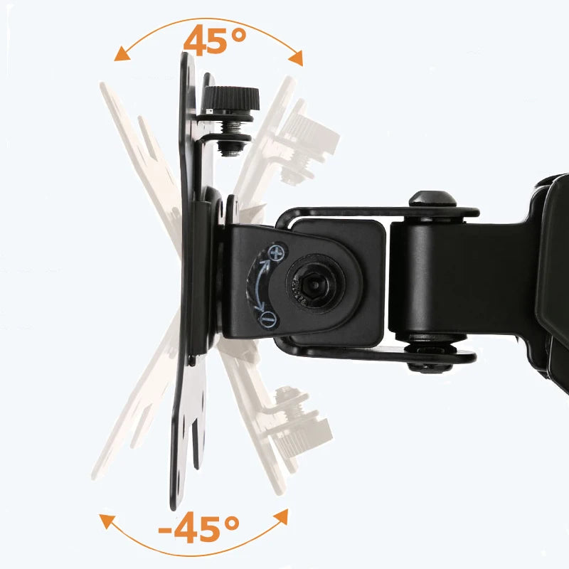 Single Monitor Bracket Up To 32 Inches And 19.8 Lbs Per Screen Computer Desk Mount Stand Adjustable TV Bracket Monitor Stand
