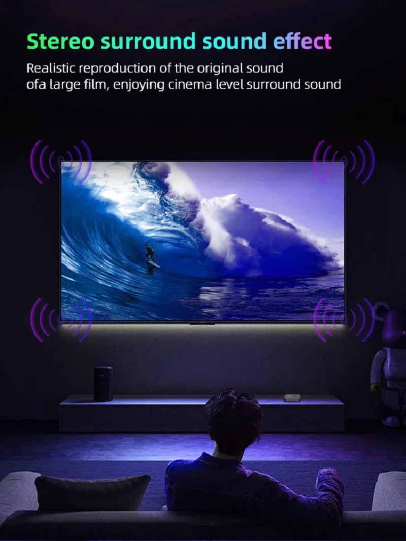 Android TV Box Q10 Android 14 Dual Wifi 2.4G&5G Google Voice Ram 4GB 8GB Rom 64GB 128GB Media player 3D 8K Video 4K Set Top Box