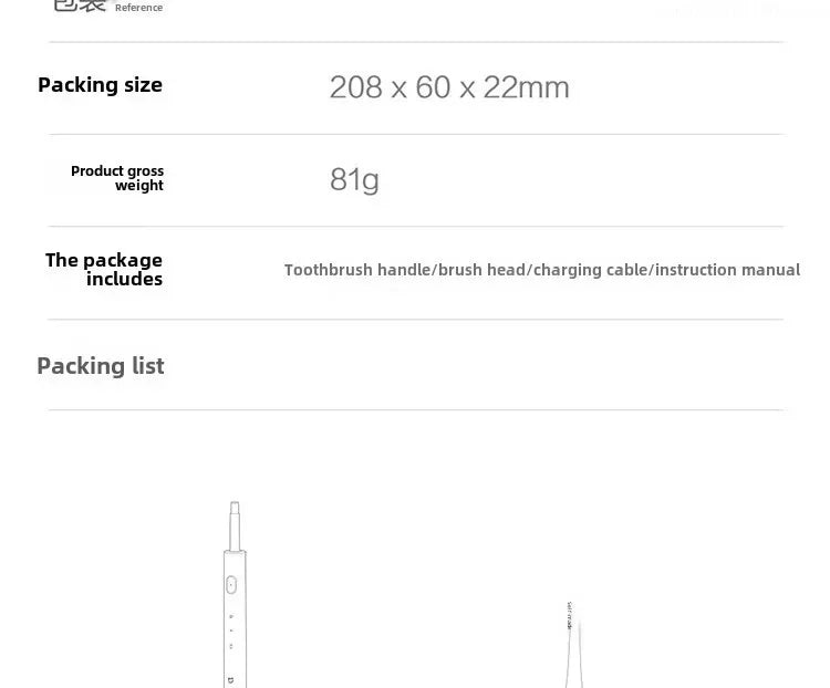 XIAOMI MIJIA Sonic Electric Toothbrush T100 Cordless USB Rechargeable Toothbrushes Waterproof Ultrasonic Automatic Tooth Brush