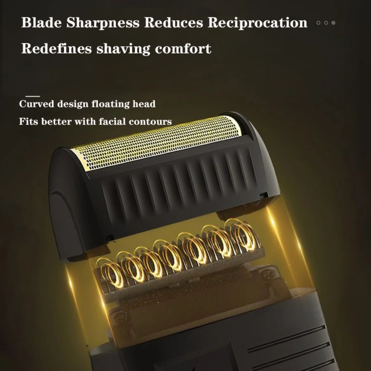 VGR Razor Rechargeable Razor Professional Beard Trimmer Electric Trimmer Reciprocating Shaver Finishing Shaver for Man V-375