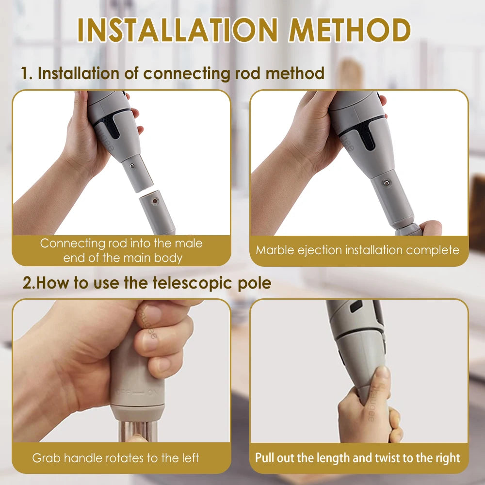 Electric Cleaning Brush 10 In 1 Multifunctional Cleaning Brush For Bathroom Kitchen Toilet Wireless Rotatable Cleaning Brush