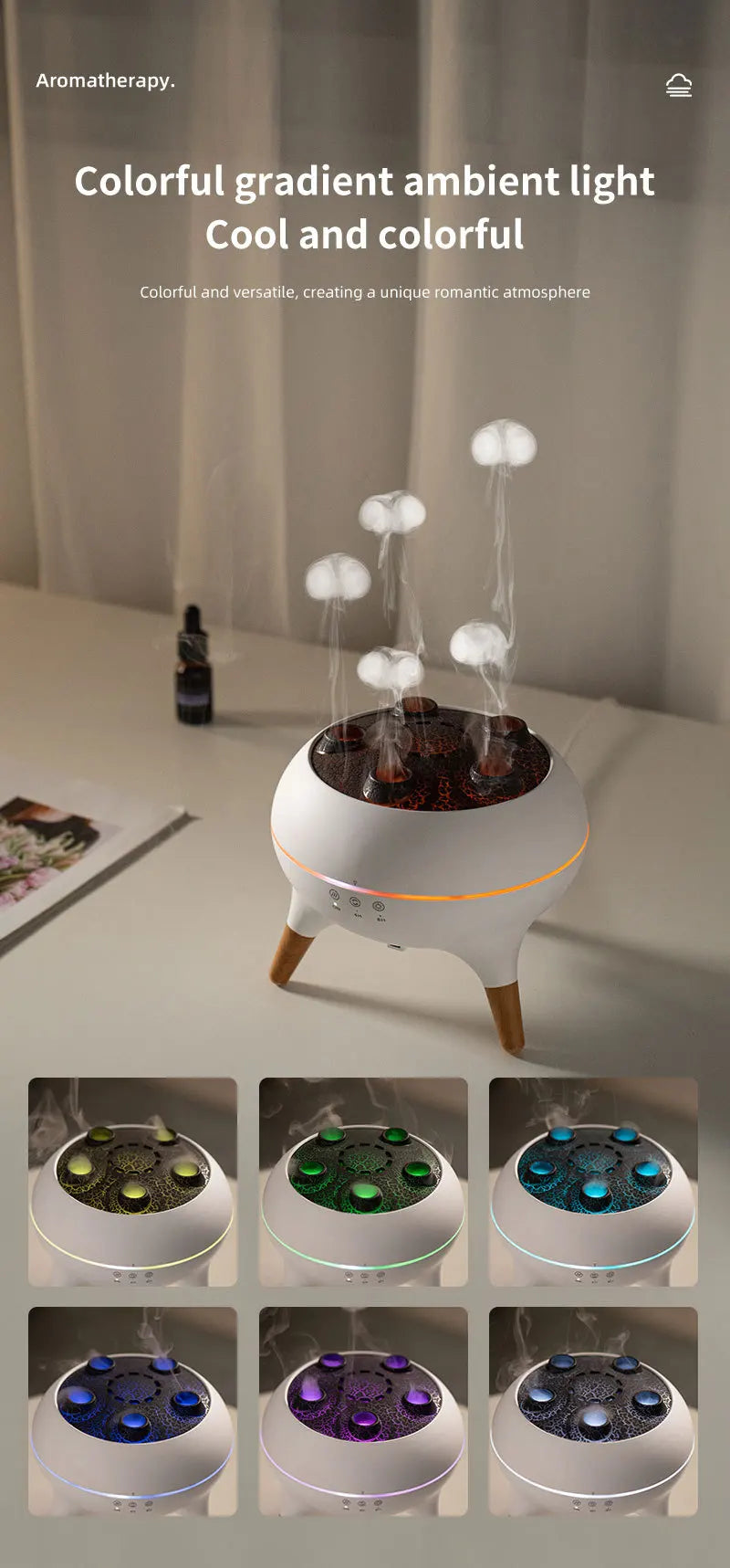 FlameGlow 250ml Aroma Diffuser – Breathe Calm, Live Bright
