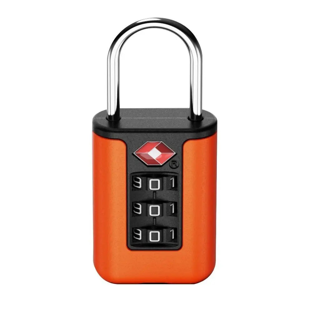 New TSA Customs Colorful Code Lock for Travel Luggage Password Changeable Lock Contrast Color Design Padlock Cabinet Locker