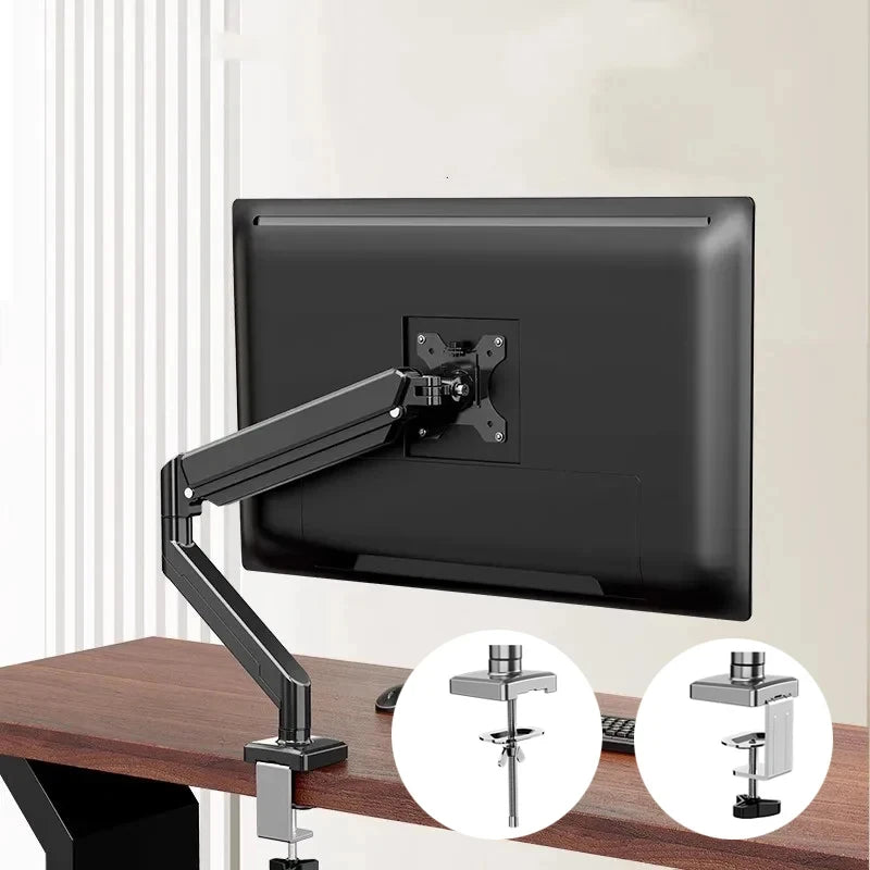 Single Monitor Bracket Up To 32 Inches And 19.8 Lbs Per Screen Computer Desk Mount Stand Adjustable TV Bracket Monitor Stand