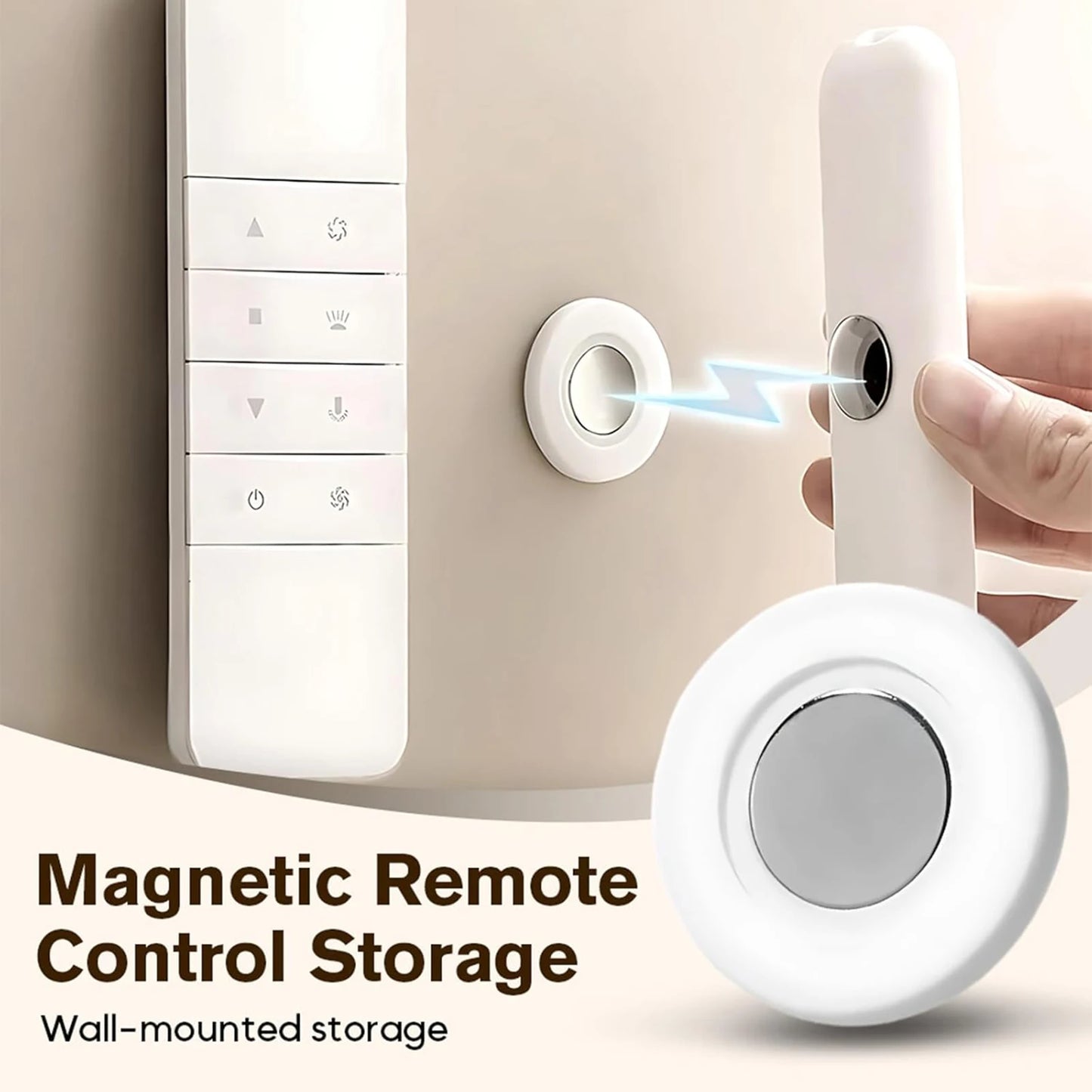 3/6/12Pcs Strong Magnetic Remote Control Holder Wall Mount Adhesive TV/Air Conditioner Remote Control Holder For Home Office