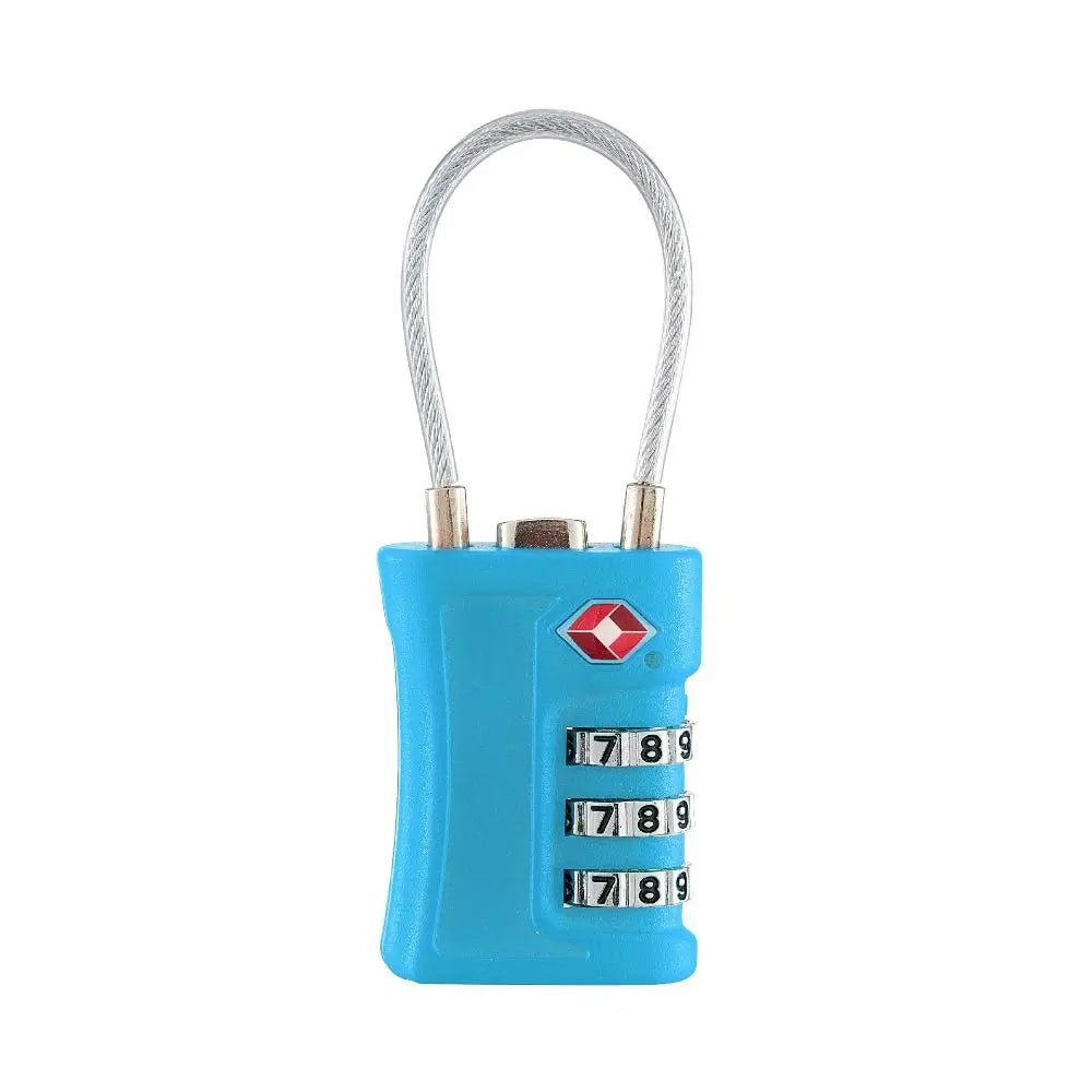 New TSA Customs Colorful Code Lock for Travel Luggage Password Changeable Lock Contrast Color Design Padlock Cabinet Locker