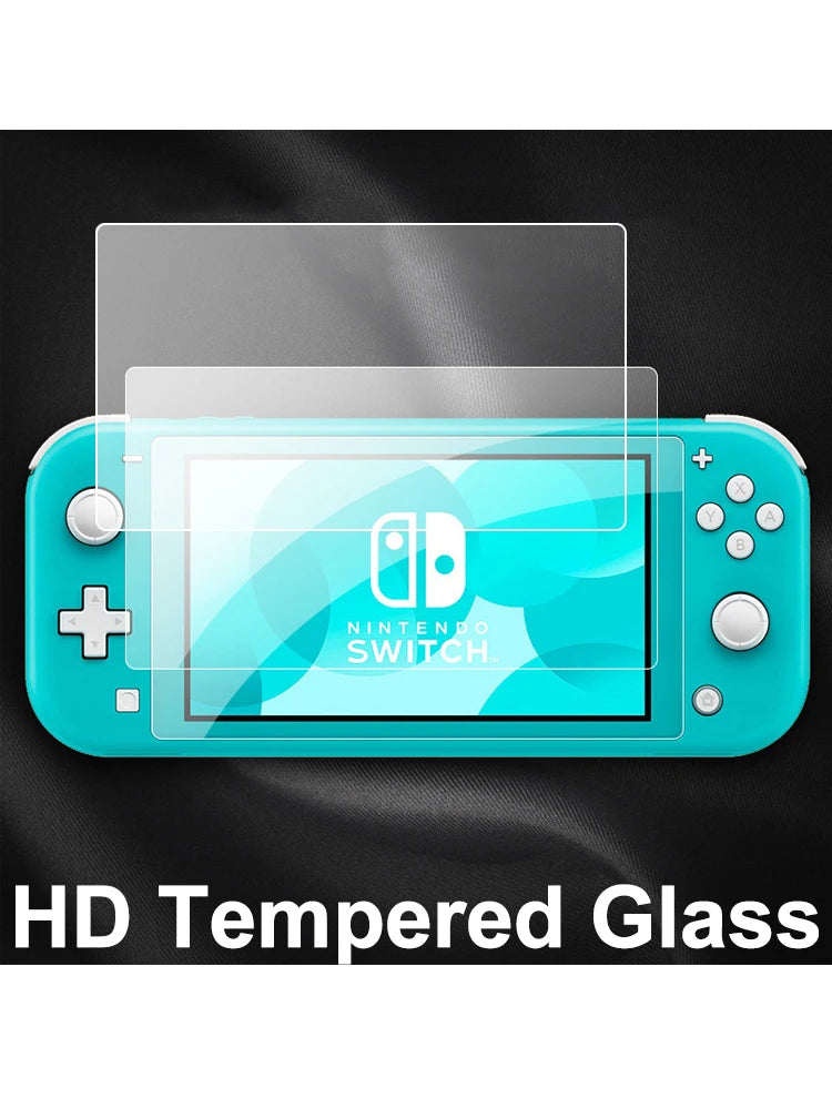 Switch Lite HD Durable Tempered Glass Film Screen Protector, NS Switch Lite Anti-Scratch Protective Screen Tempered Glass