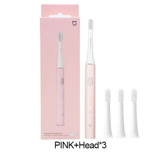XIAOMI MIJIA Sonic Electric Toothbrush T100 Cordless USB Rechargeable Toothbrushes Waterproof Ultrasonic Automatic Tooth Brush