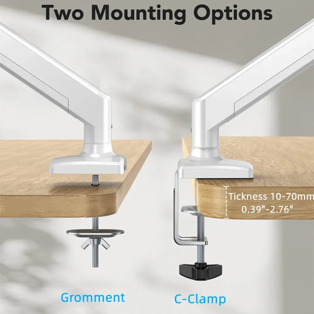 Single Monitor Bracket Up To 32 Inches And 19.8 Lbs Per Screen Computer Desk Mount Stand Adjustable TV Bracket Monitor Stand