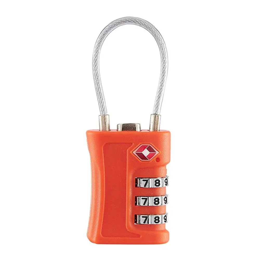 New TSA Customs Colorful Code Lock for Travel Luggage Password Changeable Lock Contrast Color Design Padlock Cabinet Locker