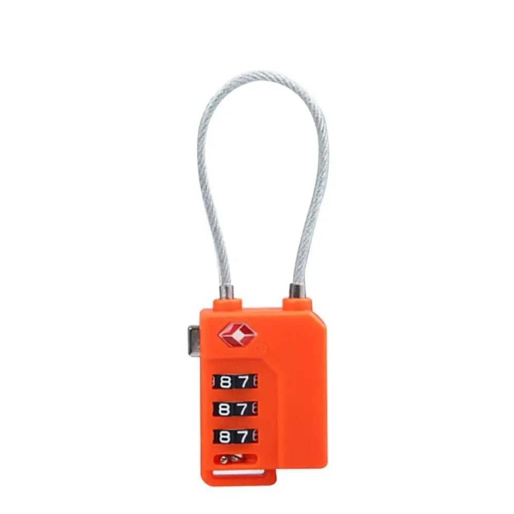 New TSA Customs Colorful Code Lock for Travel Luggage Password Changeable Lock Contrast Color Design Padlock Cabinet Locker
