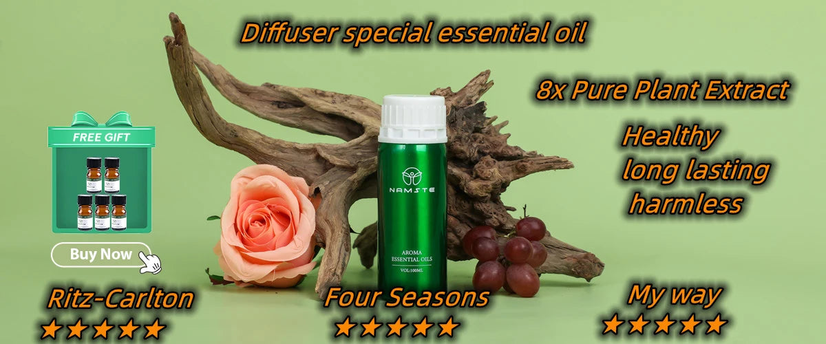 NAMSTE Perfume Diffuser Home Fragrance Air Freshener Electric Aromatic Oasis Power 7W 300ML Capacity WIFI Bluetooth Smart Contro