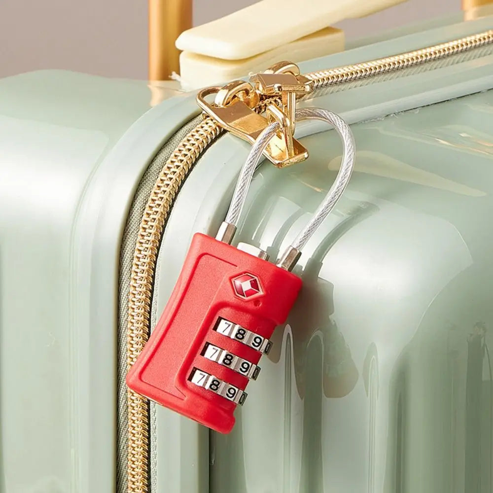 New TSA Customs Colorful Code Lock for Travel Luggage Password Changeable Lock Contrast Color Design Padlock Cabinet Locker
