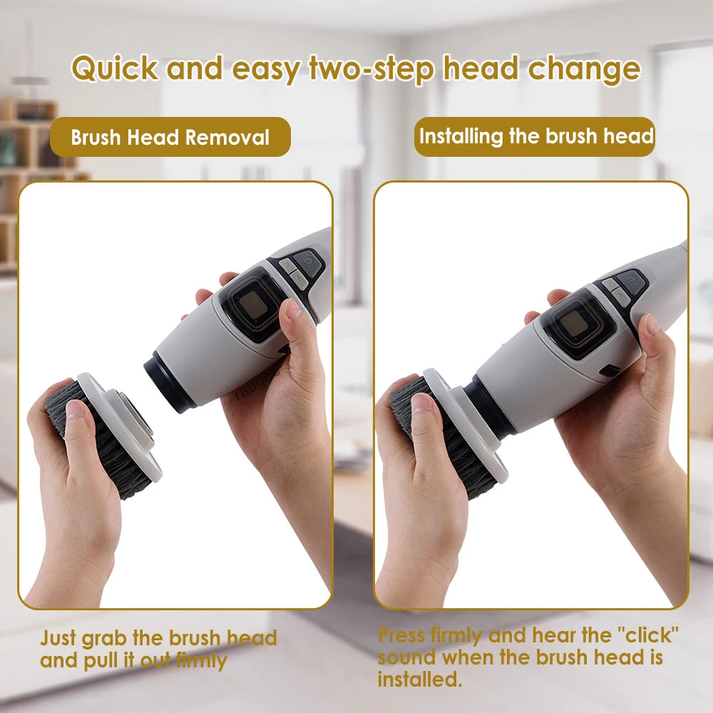 Electric Cleaning Brush 10 In 1 Multifunctional Cleaning Brush For Bathroom Kitchen Toilet Wireless Rotatable Cleaning Brush