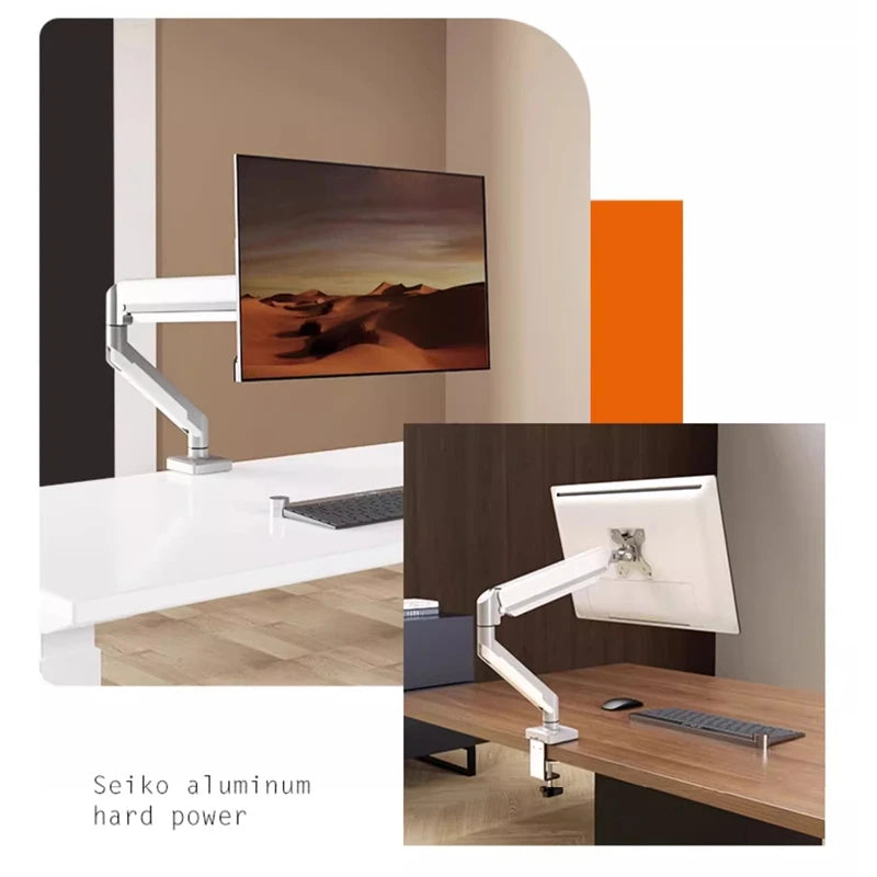 Single Monitor Bracket Up To 32 Inches And 19.8 Lbs Per Screen Computer Desk Mount Stand Adjustable TV Bracket Monitor Stand