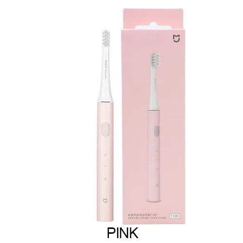 XIAOMI MIJIA Sonic Electric Toothbrush T100 Cordless USB Rechargeable Toothbrushes Waterproof Ultrasonic Automatic Tooth Brush