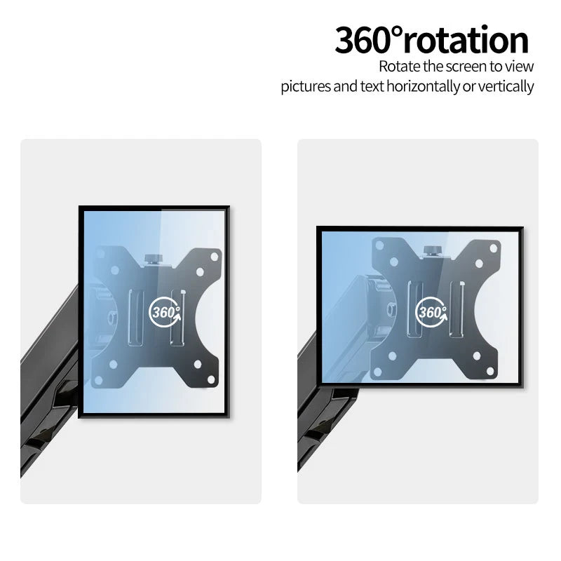 Single Monitor Bracket Up To 32 Inches And 19.8 Lbs Per Screen Computer Desk Mount Stand Adjustable TV Bracket Monitor Stand
