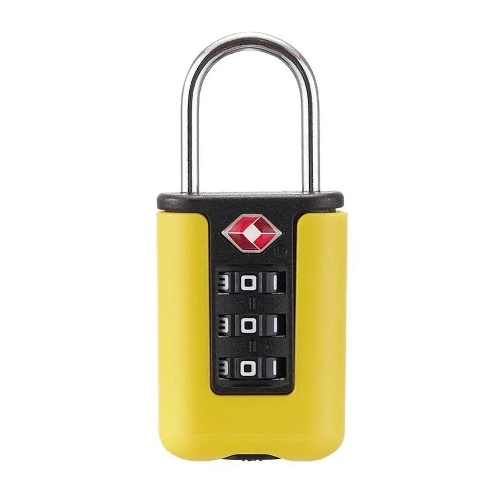 New TSA Customs Colorful Code Lock for Travel Luggage Password Changeable Lock Contrast Color Design Padlock Cabinet Locker