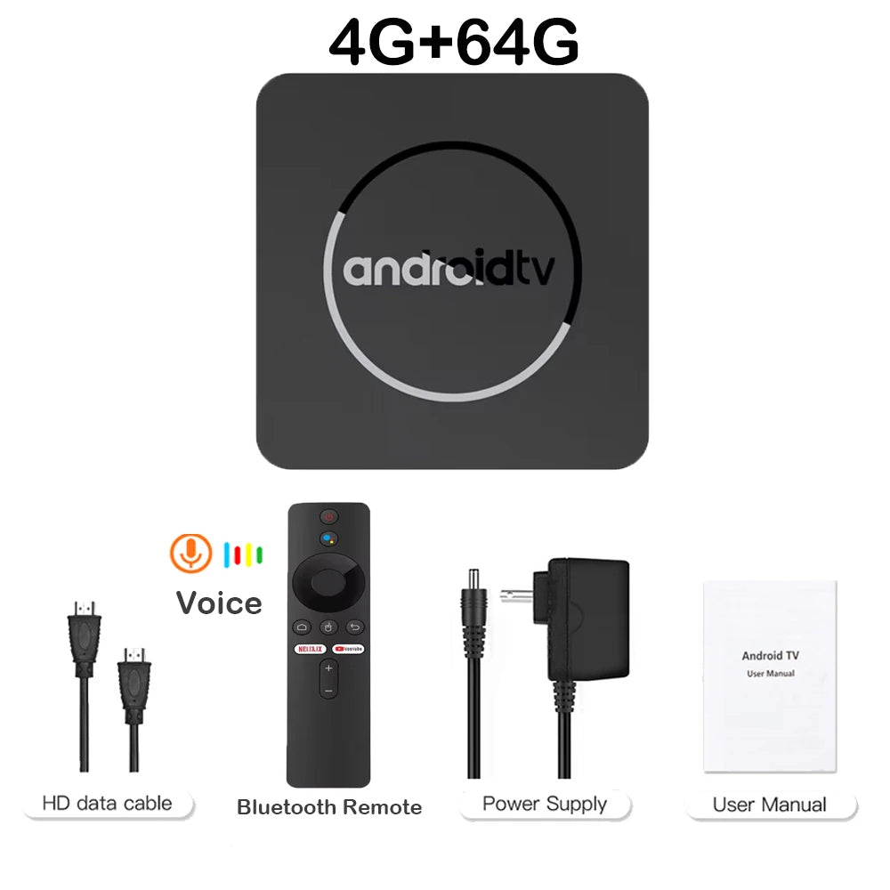Android TV Box Q10 Android 14 Dual Wifi 2.4G&5G Google Voice Ram 4GB 8GB Rom 64GB 128GB Media player 3D 8K Video 4K Set Top Box