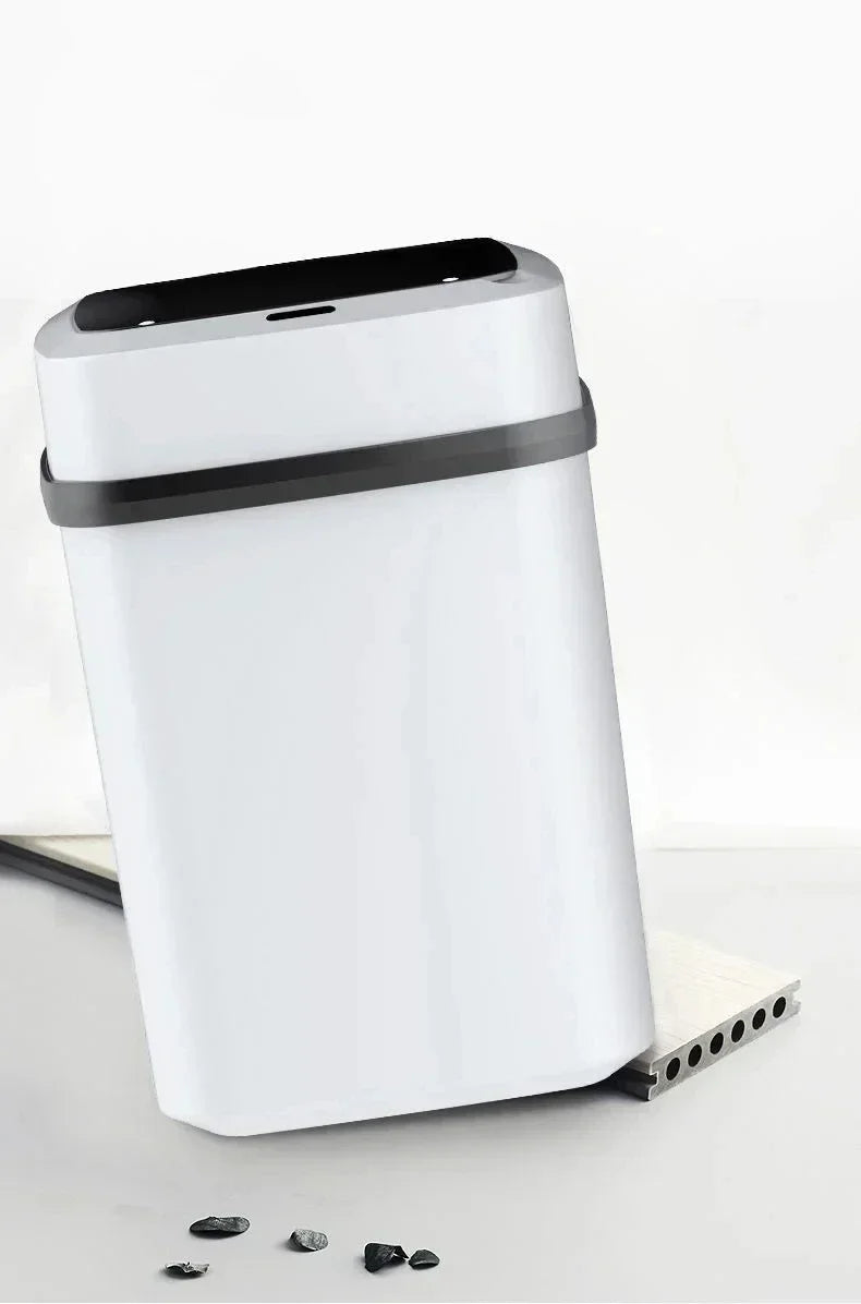 Smart Trashbin Automatic Sensor Large Capacity Touchless Waste Bin Energy-saving Waterproof for Kitchen Bathroom Home Office