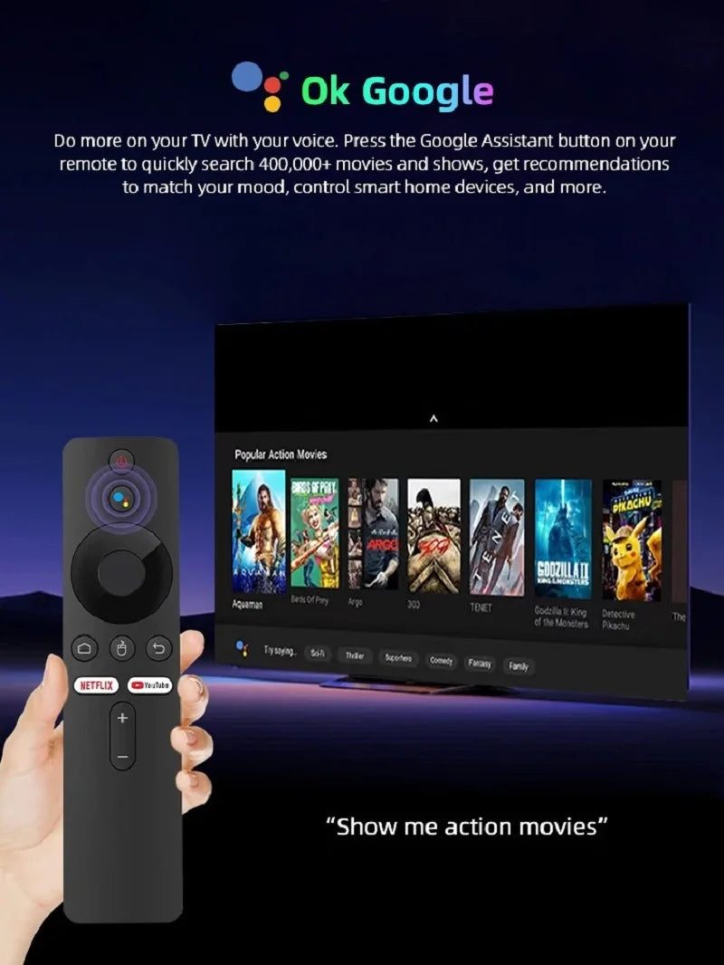 Android TV Box Q10 Android 14 Dual Wifi 2.4G&5G Google Voice Ram 4GB 8GB Rom 64GB 128GB Media player 3D 8K Video 4K Set Top Box