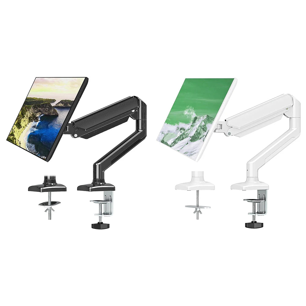 Single Monitor Stand Swivel Monitor Bracket Free Adjustable Expandable Display Bracket Holds 4.9 To 19.8lbs for Home Office