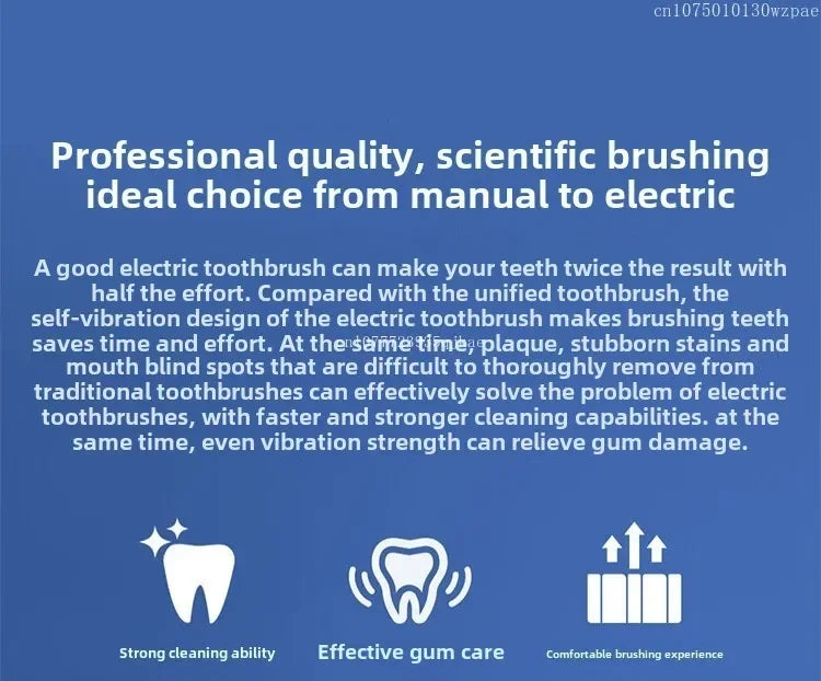 XIAOMI MIJIA Sonic Electric Toothbrush T100 Cordless USB Rechargeable Toothbrushes Waterproof Ultrasonic Automatic Tooth Brush