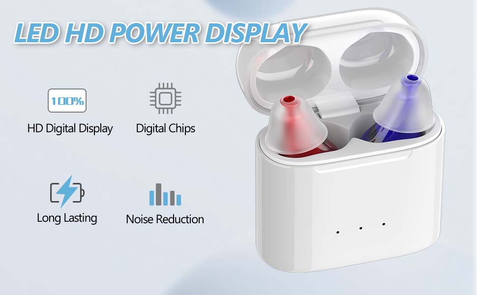 Rechargeable hearing aid hearing aid mini wireless speaker elderly invisible earphone