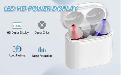 Rechargeable hearing aid hearing aid mini wireless speaker elderly invisible earphone