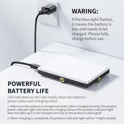Portable Rechargeable LED Clip-On Selfie Light