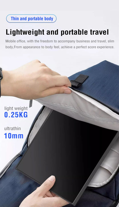 Anmite 10.5-Inch Portable Monitor 1280P HDR 15:10 Low Blue Light For XBox PS4 / 5 Switch Cell Phone PC Loptop Extension