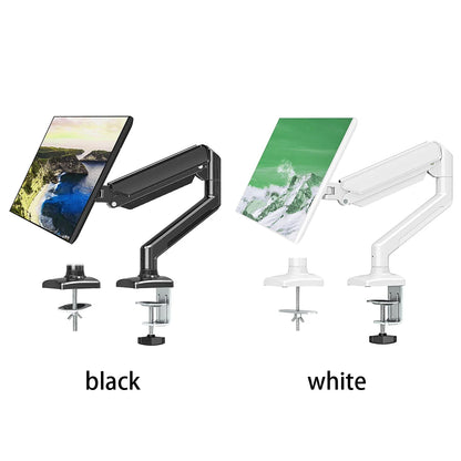 Single Monitor Stand Swivel Monitor Bracket Free Adjustable Expandable Display Bracket Holds 4.9 To 19.8lbs for Home Office