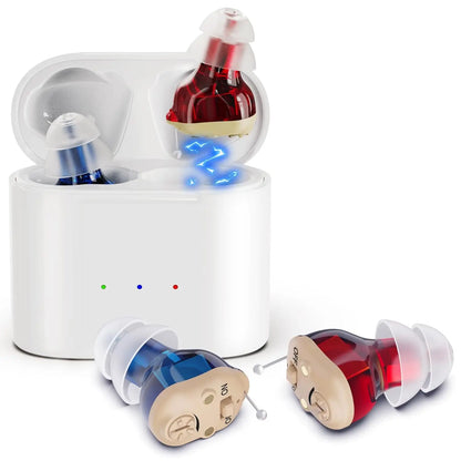 Rechargeable hearing aid hearing aid mini wireless speaker elderly invisible earphone