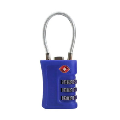 New TSA Customs Colorful Code Lock for Travel Luggage Password Changeable Lock Contrast Color Design Padlock Cabinet Locker