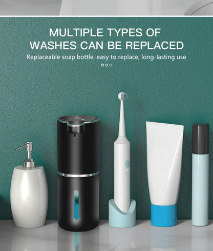 New Soap Dispenser Touchless Sensor Smart Washing Hand Foam and Liquid Mode for Bathroom Kitchen,Foam soap dispenser