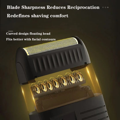 VGR Razor Rechargeable Razor Professional Beard Trimmer Electric Trimmer Reciprocating Shaver Finishing Shaver for Man V-375