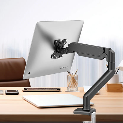 Single Monitor Stand Swivel Monitor Bracket Free Adjustable Expandable Display Bracket Holds 4.9 To 19.8lbs for Home Office