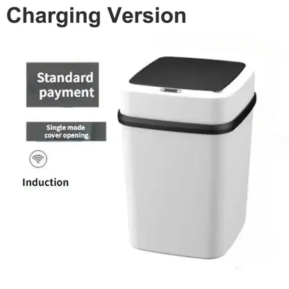 Smart Trashbin Automatic Sensor Large Capacity Touchless Waste Bin Energy-saving Waterproof for Kitchen Bathroom Home Office