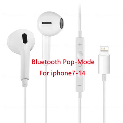 Original Headphones For Apple iPhone 16 15 Pro Max 14 13 12 11 USB-C Lightning 3.5mm Wired Earphones X XR 7 8 Phone Accessories