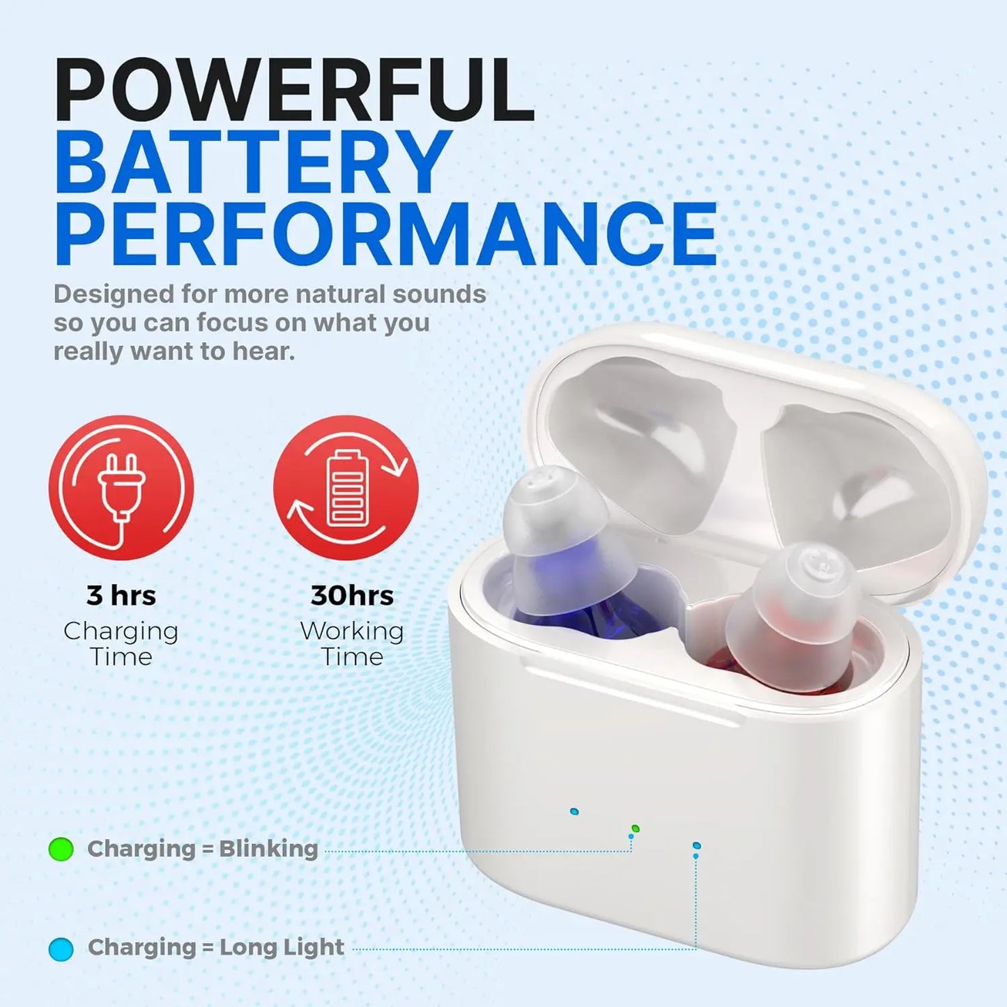 Rechargeable hearing aid hearing aid mini wireless speaker elderly invisible earphone