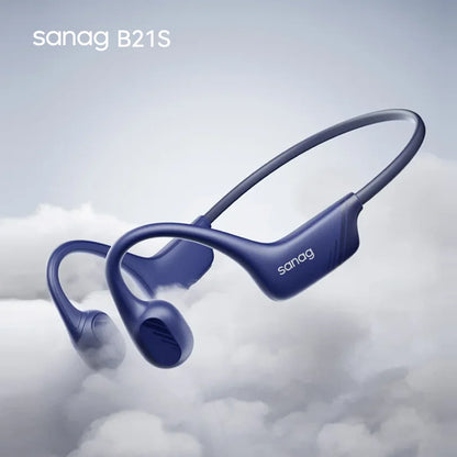 Sanag B60S Bone Conduction Earphones 64GB MP3 Wireless Open Headset IPX8 Swimming Waterproof Flash-sale Choice Headphones
