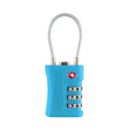 New TSA Customs Colorful Code Lock for Travel Luggage Password Changeable Lock Contrast Color Design Padlock Cabinet Locker