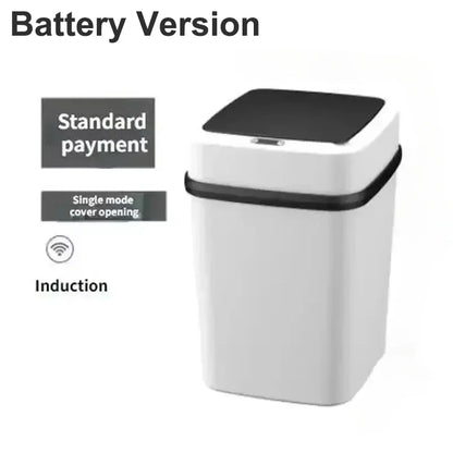 Smart Trashbin Automatic Sensor Large Capacity Touchless Waste Bin Energy-saving Waterproof for Kitchen Bathroom Home Office