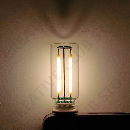 USB Touch Control LED Night Light Atmosphere Light Edison Bulb Incandescent Lamp LED Filament Light Bulb Bedroom Decoration DIY