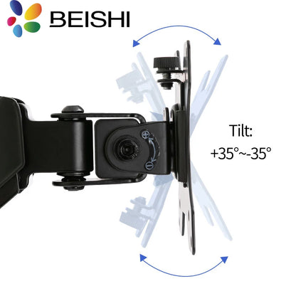 Wall Mount Swivel Tilt Rotation Full Motion Adjustable Articulating for Most 24-45" LED, LCD Monitor Wall Mount VESA 100x100mm
