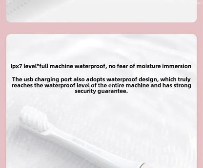 XIAOMI MIJIA Sonic Electric Toothbrush T100 Cordless USB Rechargeable Toothbrushes Waterproof Ultrasonic Automatic Tooth Brush