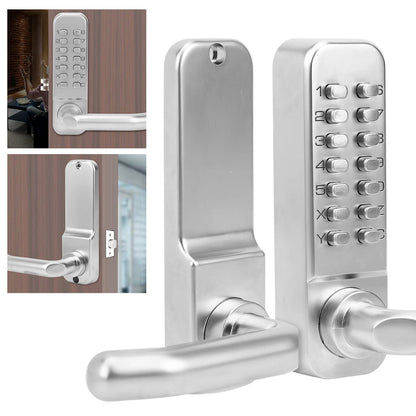 Home Security Device Keyless Entry Smart Mechanical Door Lock Digital Password Entry Non‑Power Anti‑Theft Safety Home Access